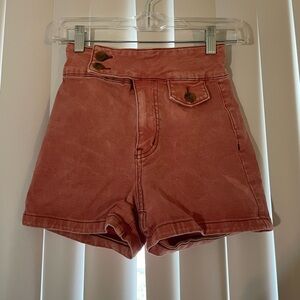 We The Free High-Waisted Pink Shorts